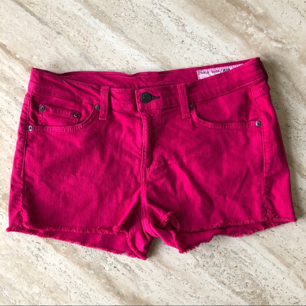 sz 27 rag & bone jean shorts (soft w/ stretch)